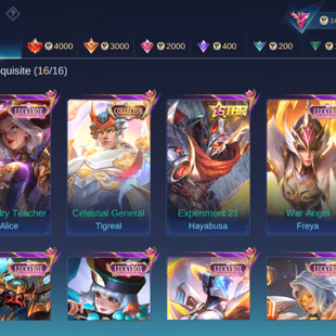 EXALTED 1 ACC || 1 LEGEND | 8 GRAND | 16 EXQUISITE || GRAND RECALL || HIGHEST RANK IMMORTAL 292 - Image 5