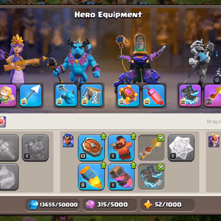 🔥[ TH-17 NEAR MAX ]🔥 E.BOOT [MAX] - R.SPEAR [23] || HEROS: 79-97-71-71-46 || NICE DEF - TROOPS || LEVEL 17 WALLS  - Image 6