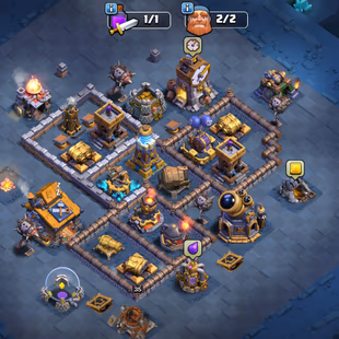 HIGH XP 277 | TH18 MAXED | 4627 WAR STARS | NICE EQUIPMENT | MAX 5 HERO | DRAGON DUKE LVL 14 | MAX B BASE - Image 7