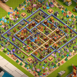 🔥3x Sceneries🔥 || Th18 || High Quality Epic Equipment || Heroes 95-95-55-70-45 || Stacked Obstacles || 6 Builders - Image 1