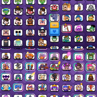 US Local | KT 16 | 21 Level 16 Cards n 121 Elite Cards | 42 Tower Skins | 240 Excluisve Emotes | Cool Banners | 38 Evos  - Image 7