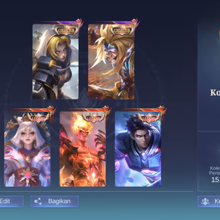 MM337|Lv128|463Skin|MEGACOLLECTORV|3LEGEND|KOF Gusion|ASPIRANTS Layla|3NARUTO|SAINTGOLD Chou|SOULVESSELS Aamon|ALLSTAR M - Image 1