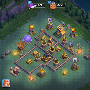 TH 18 l XP 242 l Heroes 80 80 80  76 55 35 35 l Scenery And Skins l Equipment And Items l Best Cheap Price  - Image 6