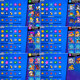 🔥TOP 53X BRAWLER MAX🔥 51K TROPHY | 37X HYPERCHARGE | 304 SKINS | TOP COLLECTION SKINS | CHECK PHOTO | INSTANT DELIVERY - Image 5