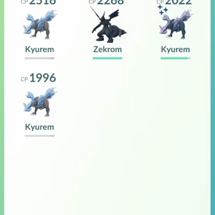 Can make SHINY FUSED KYUREM [] LEVEL 50 [] LEGENDARY 4 [] SHINY 10 [] RENAME AVAILABLE  [] CHEAPEST - Image 6