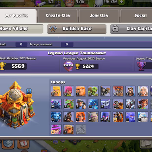 T34-TH16-2.114 Medal War League-XP 258 BK89 AQ90 GW68 RC41 Milion 71-Nice Troops-Good Magic Items-Skins Hero-Good Base - Image 3