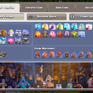 🔥EPIC SB-EB-MAX!RS-23!FB-20🔥XP 233!TH 17 NEAR MAX!HERO:100-100-60-54-50!NC 1.5K!MAX WALLS!NEAR MAX TROOPS!BEST DEAL - Image 5