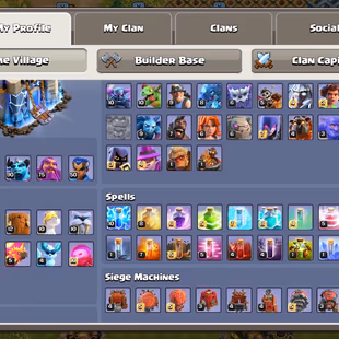 220 🔥 Rare 20000 gems Th18 BEST🔥heros-100-100-90-75-50 ] | best deal | strong troops and defence | nc yes | max b.base - Image 5