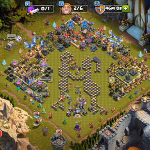 🔥TH 18 ALMOST MAX🔥5 HERO MAX-XP 245- 4 EPIC EQUIPMENT MAX GG 23 FA 17-CLASH OF DRAGON SCENERY-DEFENSE NEAR MAX-NC YES - Image 1
