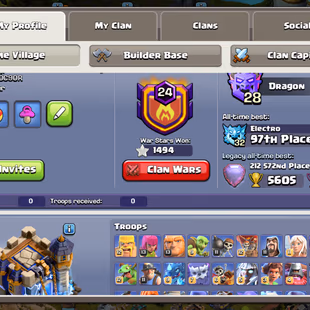 💙 RAREST 9 EPIC MAXED 💙 TH-18 5 HEROES MAXED | NEW HERO 11 | MAX DEFENCE | DRAGON SKIN SET | HELPER GOOD LEVEL  - Image 3