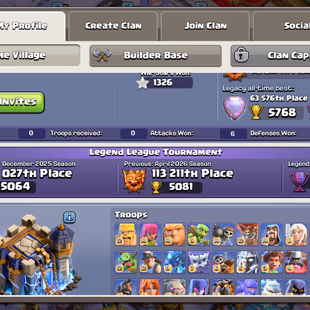 💜ALL HELPER MAX💜|| PROFILE FULLY MAX  [TH18] 6 HERO MAX || DEFENCE/WALL/MAX || COSMIC FULL SET || SOLID EPIC EQUIPMENT - Image 3