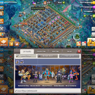 TH18 SUPER RARE 🌟 RAREST WWE SKIN SET 🌟 TOP RANK 140 | 33/35 EQUIPMENT MAX | 4100 WAR STAR | LEVEL270 | SKINS SCENERY  - Image 1