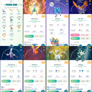 SHINY ZACIAN [] 14x SHINY LEGENDARY189 PERFECT [] YEAR 2016 [] SHINY GMAX BLASTOISE [] OLD SHINY [] ARTICUNO [] LEVEL 56 - Image 6