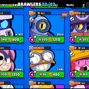 |2in1| BS - CR | 7222 TROPHIES | 32 BRAWLERS | 3 Legendary | 1021 VICTORIES | 53 LVL | 186 GEMS | FULL ACCESS | GIFT - Image 8