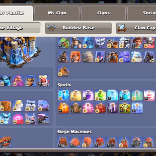 🔥[6 EPIC EQUIPMENT MAX]🔥TH 18 MAX || BK 105 AQ 105 MP 95 GW 80 RC 55 || BUILDER BASE ALMOST MAX || 4 HERO SKIN - Image 4