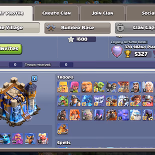 💖[ PREMIUM TH18 MAXED ] RENAM✅ MAXED || HEROS 105-101-62-69-55 [ RARE 15x (ALL) EPIC EQUIP] || MAX BUILDER || FULL SAFE - Image 4