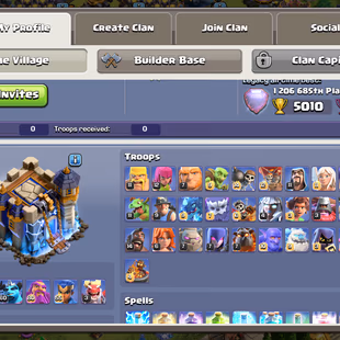 TH 18 ALMOST MAX-XP 240-HERO 91-105-80-55-EPIC RS[MAX] SB 26 FB 26 GG 20 EB 23-NC YES-2017 TO 25 XMAS TRE-DEFENS HIGH - Image 3