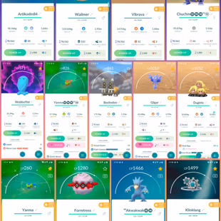 🍓LVL 56 ACCT 2019 / LUGIA HO-OH ZAPDOS MOLTRES / 522 TRADEABLE | 54 LEGENDARY  | 81 SHINY  | 27 HUNDO 💯 IV /RARE ACCT  - Image 5