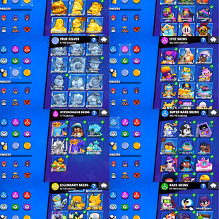 94k TROPHIES | BEST ACCOUNT | 46 MAX POWER BRAWLER | 100 BRAWLER UNLOCK | 38 HYPERCHARGE | 379 SKIN | RENAME AVAILABLE - Image 5