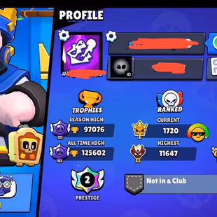 🔥 [MOST RAREST] 125K TROPHIES | 11.6k ELO IN RANKED [MASTERS 2] | METEORIC FAME 2 | R35 PIN | 7x OLD & 5x NEW MASTERS - Image 1