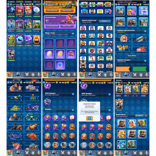 🔥LV 60 - 15 EVO - NC FREE🔥 | ARENA 25 | TROPHIES 10K | EMOTE 40 | 3 CARD MAX | 9 CARD LV 15 | 24 CARD LV 14 | 4 RULERS - Image 5