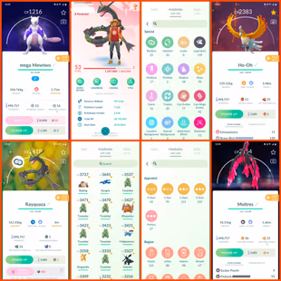 🍓LVL 53 ACCT RAYQUAZA HO-OH / 558 TRADEABLE | 111 LEGENDARY  | 66 SHINY  | 26 HUNDO 💯 IV) 5M STARDUST |RARE COLLECTOR  - Image 1