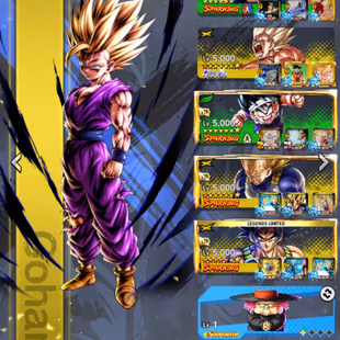 D848-Android-Nice Account-10 UL(Zamasu+SS Goku+Beast Gohan+Hit+SS2 Gohan)+10.800 Chrono Crytal+34 Legends+Vip Equipment - Image 5