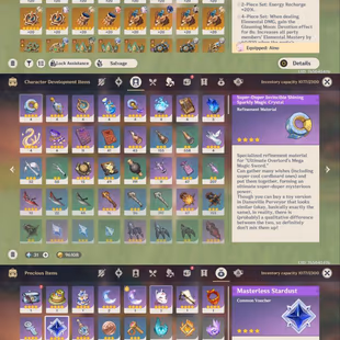 All Platform - EU - AR 59 - 71 Character 23 5'Star - 8 Weapon 5'Star - Varesa - Furina - Neuvillette - Flins - Arlecchin - Image 6