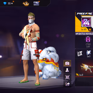 X220|Lvl 65|44 CHARACTER|58 BUNDLE SET|181 COSTUME|36 VEHICLE|168 WEAPON(1 EVO+22 MYTHIC)|PLATINUM MP5 LVL 3|GOLDEN FAMA - Image 1