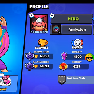 🔥63K TROPHY - 98 BRAWLER 🔥 54 MAXED | 46 HYPERCHARGED | 280 SKIN | INSTANT DELIVERY - Image 3