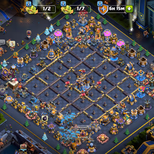 RARE🔥9 EPIC MAX!XP 254🔥TH 18 VERY NEAR MAX!HEROS:105-105-95-80-55!FULL MAX WALLS!NEAR MAX TROOPS!MAX DEFENCE  - Image 2