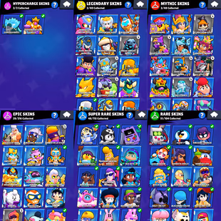🔥TROPHIES 42720 💎 BRAWLERS 88 [] MAX BR 18 [] HYPER 9 [] SKINS 134 - Image 4