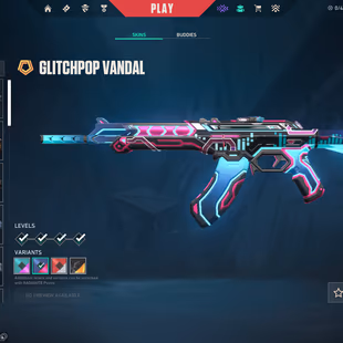 🌍NA | 18 Skins | 1 Knives | Luxe Knife | Glitchpop Vandal | Prime//2.0 Phantom | 1K VP💵 | 6.5K VP Spent - Image 3