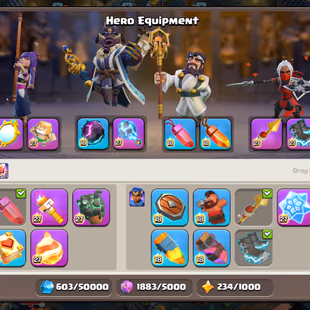 💙 ALL EPIC MAXED 💙 6 HEROES MAXED | TH 18 MAX | DEFENCE MAX | TROOPS MAXD 6400 WS | SAMURAI SKIN SET | 5X RARE SCENERY - Image 8