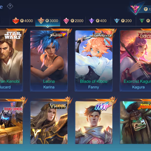 ML-400 Skins 381 [ 2 Legend ] Ex Immortal 161 / Dawning Lancelot / FannyAspirants / Neobeast and Lord Shen Ling - Image 3