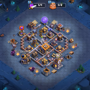 A480-||🔥TH17 ALMOST MAXED🔥|| HEROS-88-95-74-70-45 || 11X EPIC EQUIPMENT MAX || WALLS AND DEFENSE FULL MAX||CHEAP PRICE - Image 6