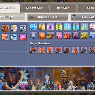 Th16 Almost Max | Hero-95-95-70-45 | Equipment-12-Epic Almost Maxed | BH 10 Full Max | Wall Defns Max |  XP-240 | NC-Yes - Image 5