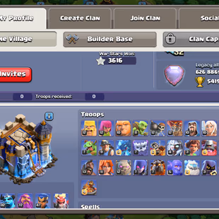 Th18 | Hero-74-86-72-47 | [Blacksmith [14-Epic Almost Max] | Defence Wall Almost Max | XP-245 | NC-Yes | BEST-DEAL - Image 3
