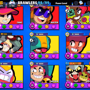 🔥TROPHIES 82673 🔥 BRAWLERS 98 [] MAX BR 45 [] HYPER 37 [] SKINS 363 - Image 8