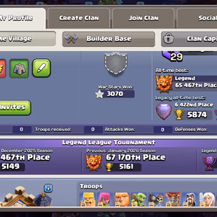 🔥12x Sceneries🔥 Th18 Pre-Max || Max Epic Equipment || Heroes 105-105-95-80-55-17 || Troops Fully Maxed || 6 Builders - Image 3