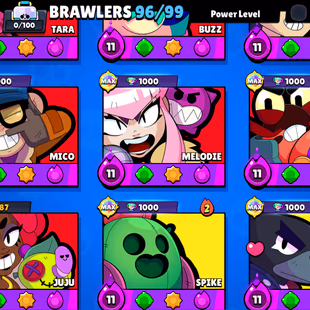 BEST OFFER 🎄 70.2K TROPHY 🎄 97/99 BRAWLERS | 50X MAX | 34X HYPER | 260X SKINS | 14X LEGENDARY SKINS | DELIVERY INSTANT - Image 6