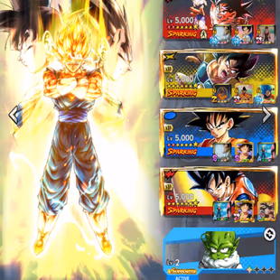 D842-IOS+Android-8 UL(SS4 Vegeta+Cell+SS4 Gogeta+SS2 Gohan+Super Vegito)+55 Legends+Vip Equi+Good Team Future,Fusion - Image 1