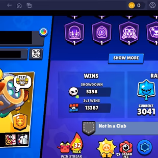 343 SKINS | 80.100 TROPHIES | 101 BRAWLERS | 49 HYPERCHARGE | 67 MAX | 49 PRESTIGE | 9 BUFFIES - Image 6