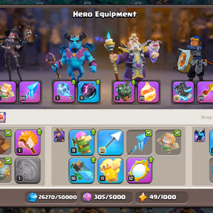 Th18 | Hero-82-87-56-44 | Equipment-11-Epic Almost Max | XP-190 | Defence Wall Almost Max | NC-Yes | BEST-DEAL - Image 5