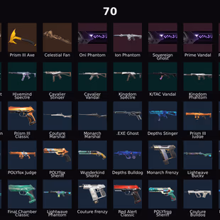 NA - LVL 90 - Unranked - 4 Knives - 70 Skins(Spent31,975 VP) Recon Balisong, Spectrum Phantom - Image 1