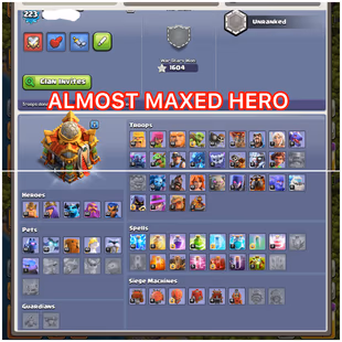 🎯HIGH VALUE TH16) 4144 RAID MEDALS 💯 LOADED 2K GEMS BUILDER APPENTICE MAXED / HEROES 81-83-61-56-32 BH 10 FASTEST - Image 4
