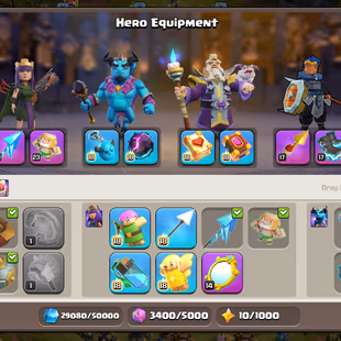 3-DIGIT RANK / 25K LEGED CUPS🎄 TH18 CLOSE MAX 🎄 CLASH OF DRAGON | HUGE MAX EQUIPMENT | HERO-105-105-86-80-55 | 261-XP - Image 6