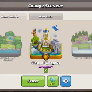 💫CLASH OF DRAGON SCENERY💫 [ LEGENDARY ] || S.BALL [21] - E.BOOT [21] || PREMIUM TH-16 || WALLS MAX ||  - Image 6