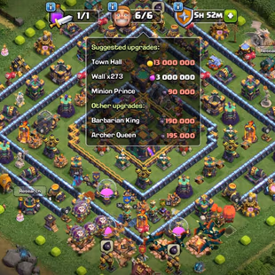 🔥11'500 GEMS-MAX TYPE TH-14]🔥[7EPIC-S.BALL-G.GAUNTLET-E.BOOT MAX] | HERO-82-83-48-60-30 | 700 MEDALS!NC FREE!LOW PRICE - Image 1