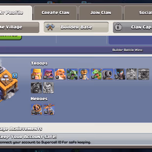 Th11 Max [All Equipments Max] 1 Lvl Left [] War Arena Scenary [] CWL-1940-Medals [] XP-130 [] Old Obstacles [] 7800 Gems - Image 7